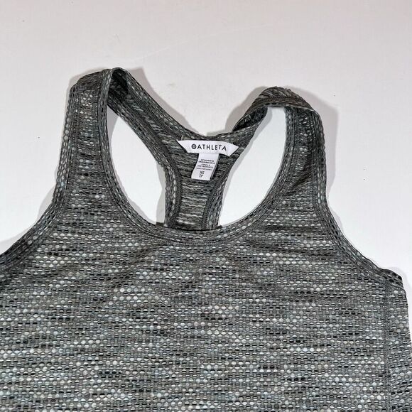 Athleta Ultimate Scoop Racerback Tank Top Mesh Women's Size XS - Picture 3 of 6